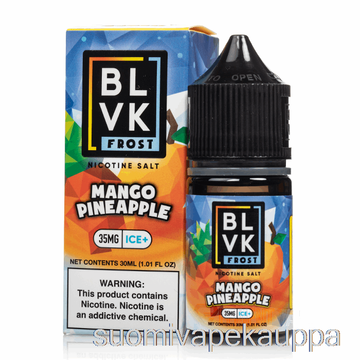 Vape Suomi Mango Ananas - Blvk Pakkassuolat - 30ml 50mg